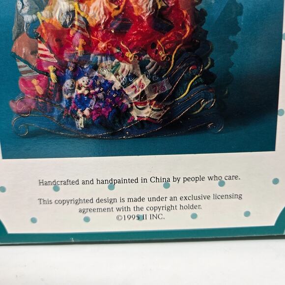 Musical Rocking Santa Sleeping Rocking Chair Japanese Sankyo Movement Unopened - Picture 10 of 11